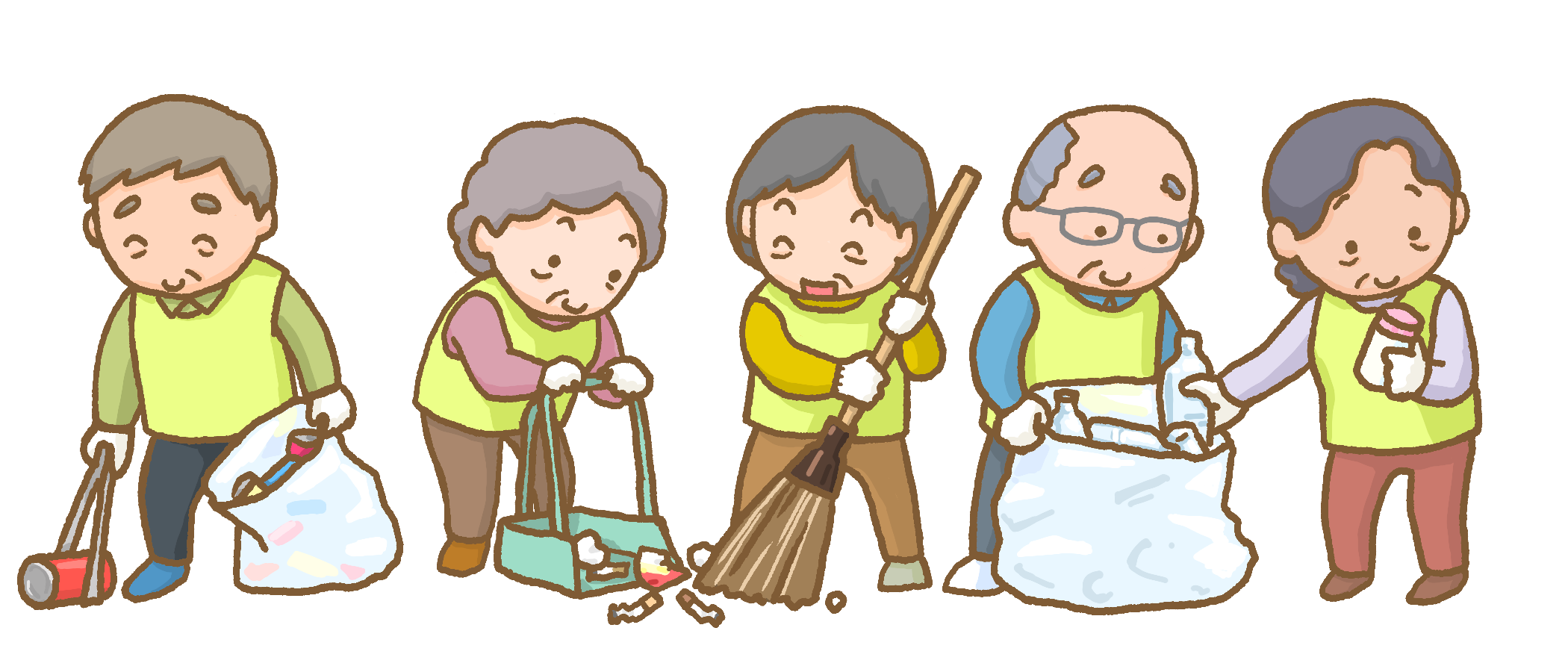 投票箱と投票者