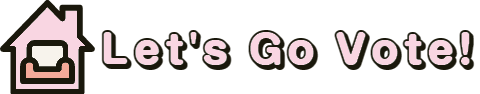 Let's go Vote! 投票に行こう！ロゴ画像